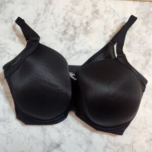 Modern Movement Women's Black Full‎ Coverage Bra with Adjustable Straps Sz 36DDD